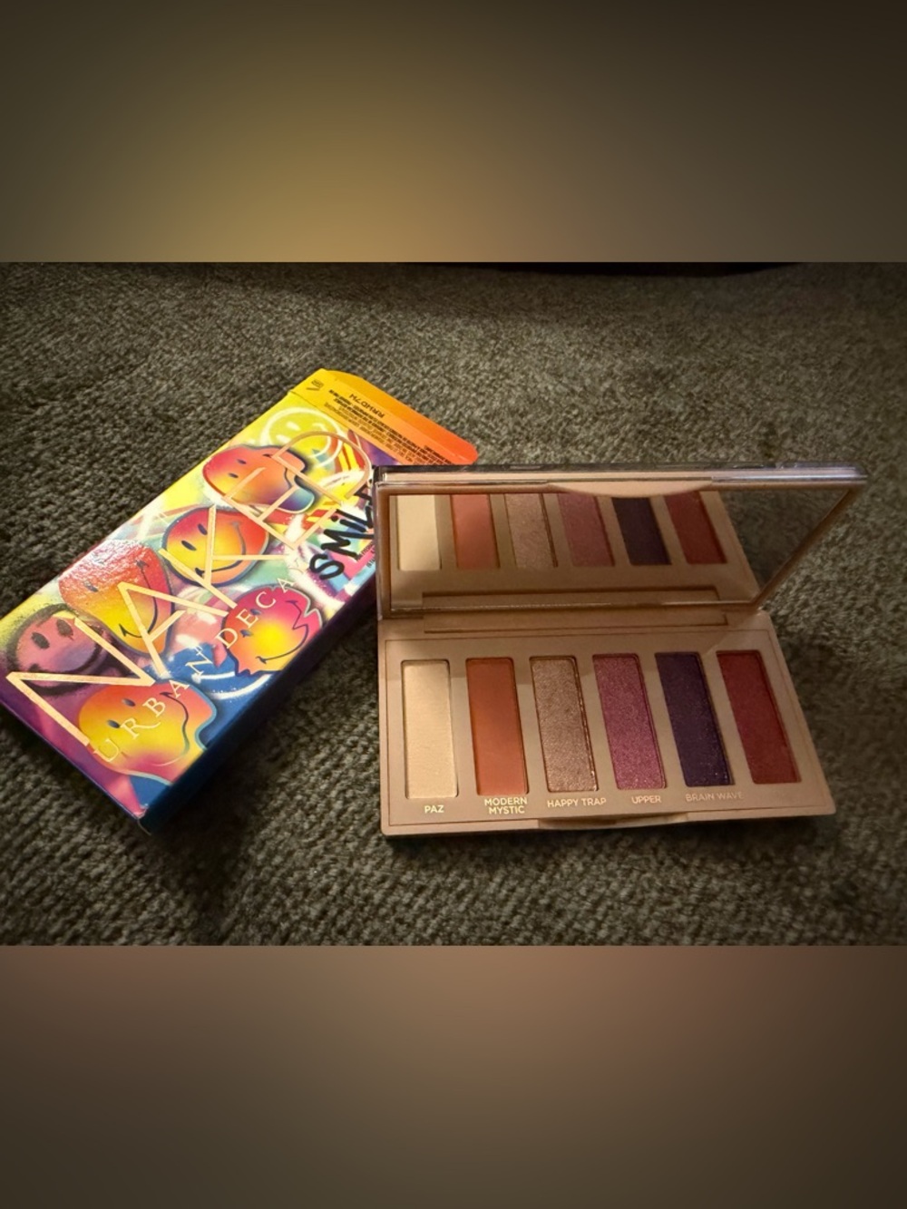 Urban Decay Eyeshadow Palette — Peach, Pink & Purple Shades